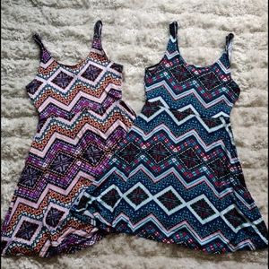 EUC Pair of patterned summer dresses